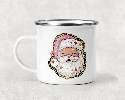 Leopard Santa Mug