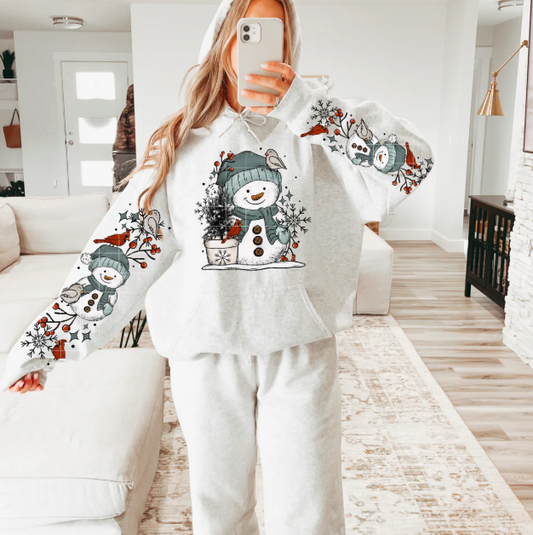 Cardinal Snowman Graphic Tee