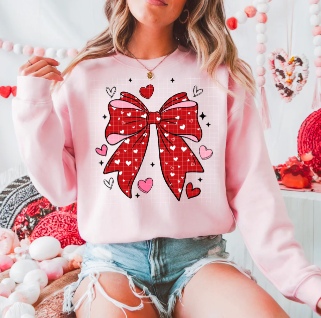 Heart Bow Graphic Tee