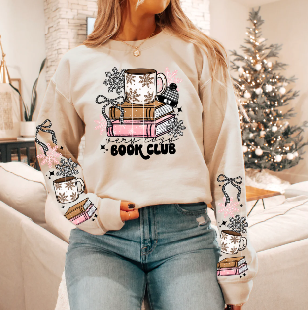 Very Cozy Book Club Graphic Tee