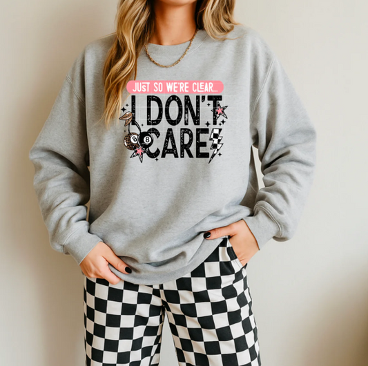 I Don't Care Graphic Tee