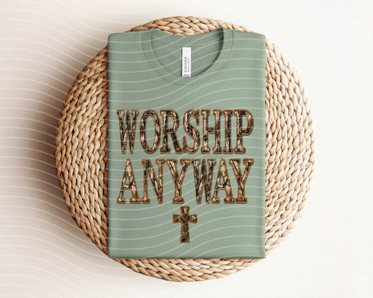 Worship Anyway Graphic Tee
