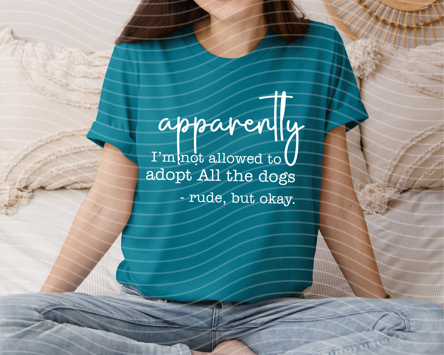Apparently I'm Not Allowed to Adopt All the Dogs Graphic Tee