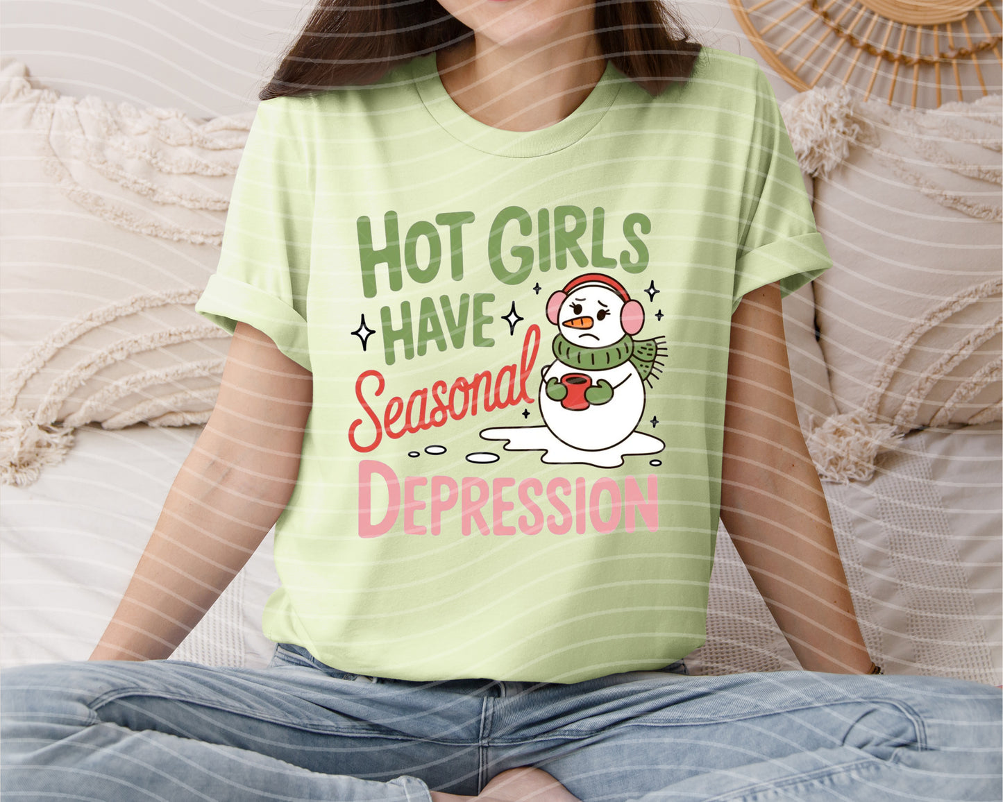 Hot Girls Have Seasonal Depression Graphic Tee