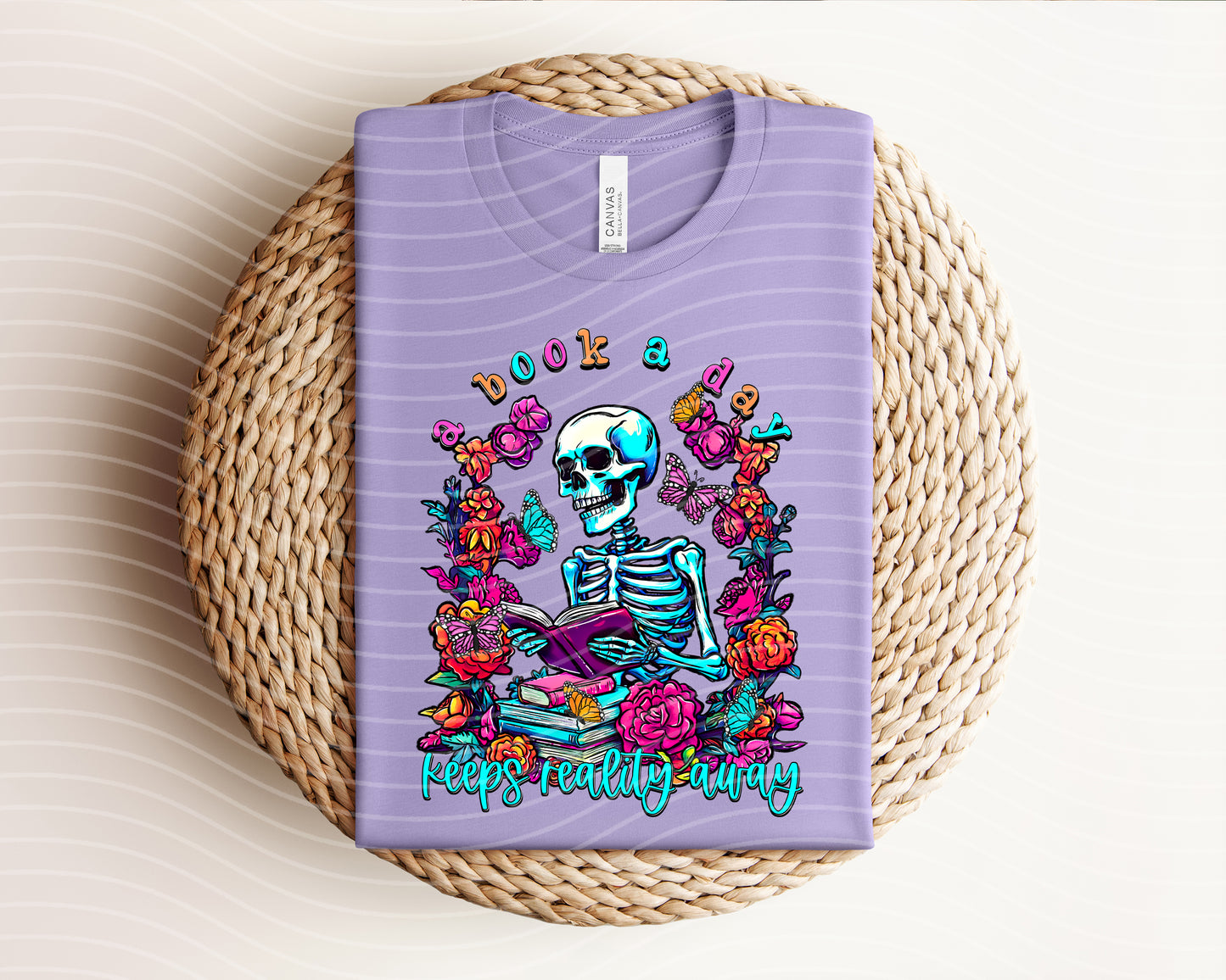 A Book a Day Keeps Reality Away Graphic Tee