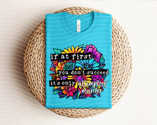 If At First You Don't Succeed Graphic Tee