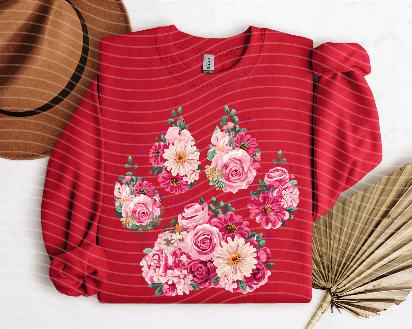 Floral Paw Graphic Tee