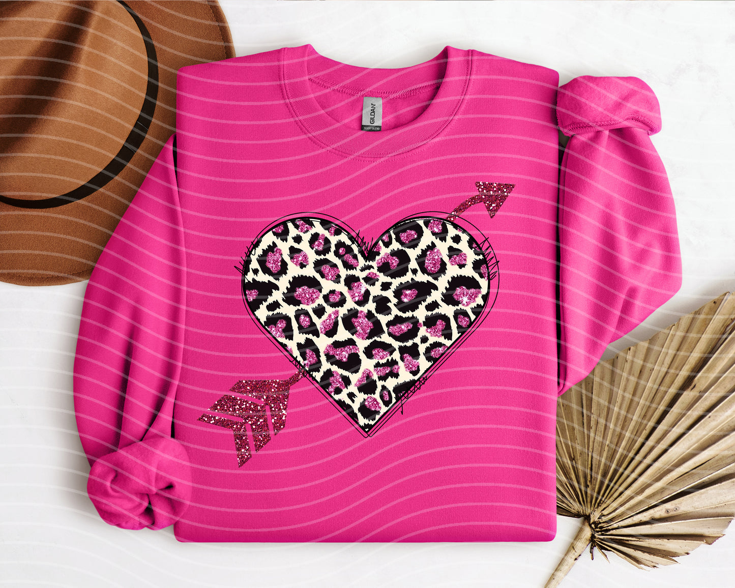 Leopard Heart Graphic Tee
