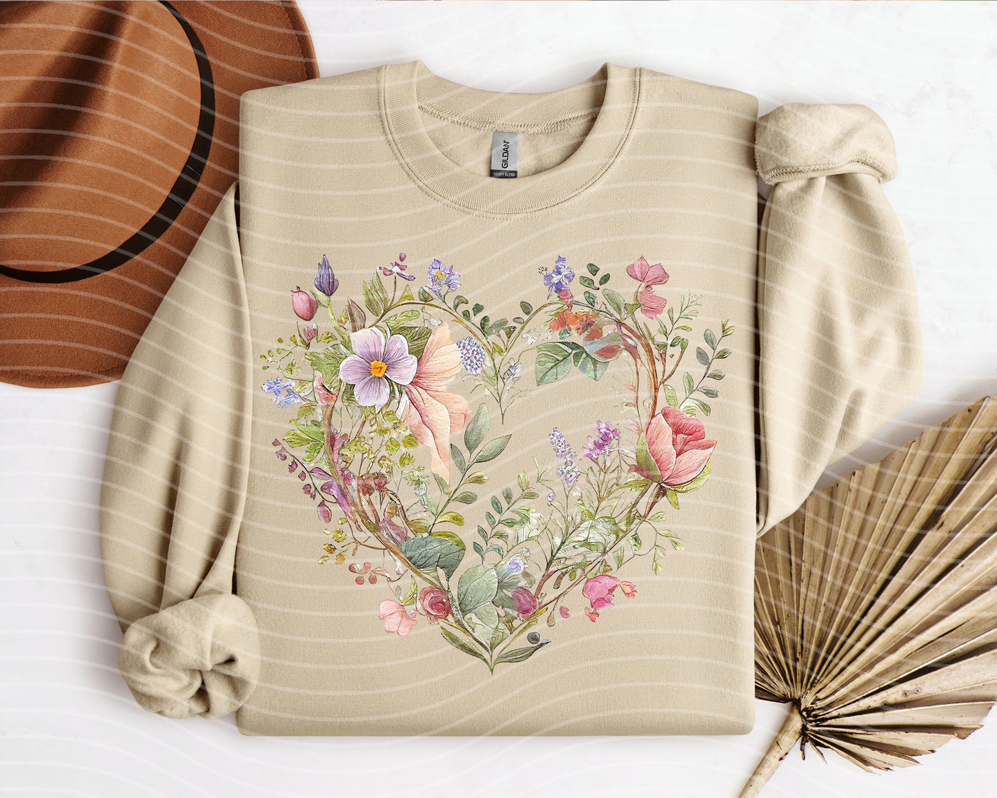 Floral Heart Graphic Tee