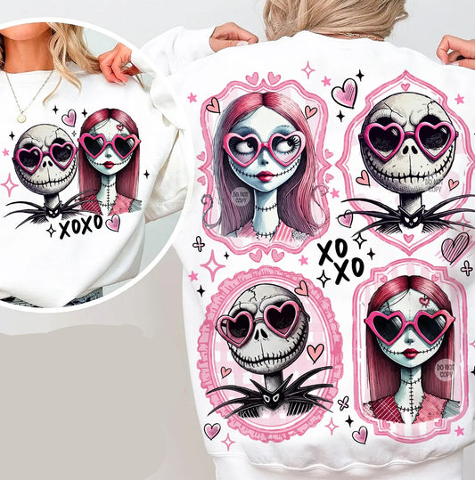 XOXO Jack and Sally Graphic Tee