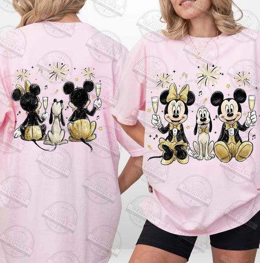 New Years Friends Graphic Tee