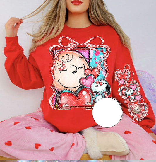 Peanuts Love Coquette Graphic Tee