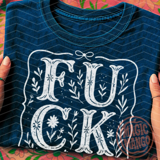 F*** Floral Graphic Tee