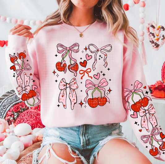 Cherries and Bows Graphic Tee