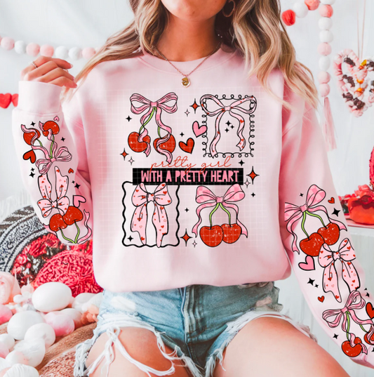 Pretty Girl with a Petty Heart Graphic Tee