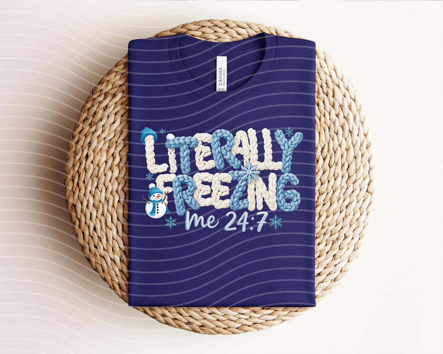 Literally Freezing Yarn Graphic Tee