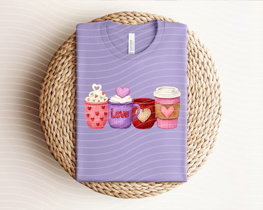 Love Coffee Yarn Graphic Tee