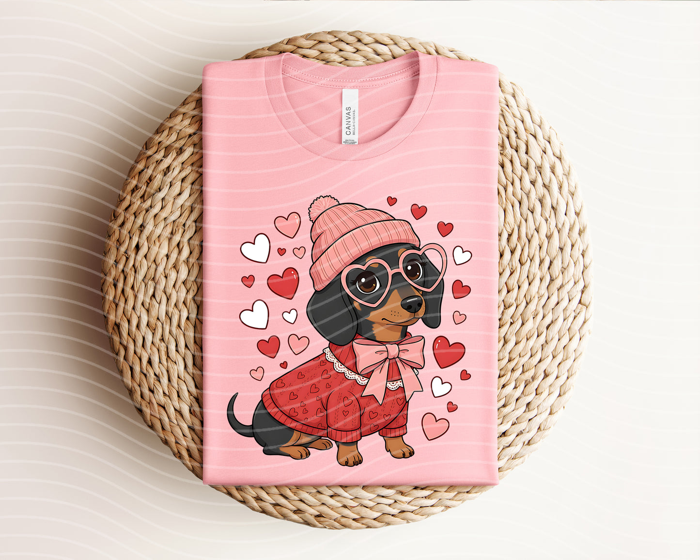 Valentine Doggie Graphic Tee