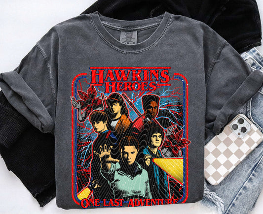 Hawkins Heroes Graphic Tee