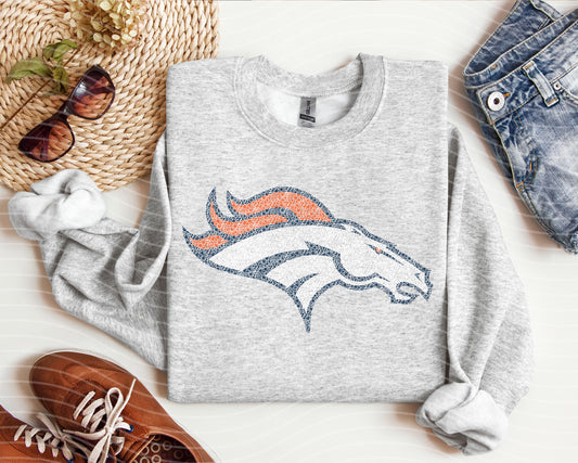 Floral Broncos Graphic Tee
