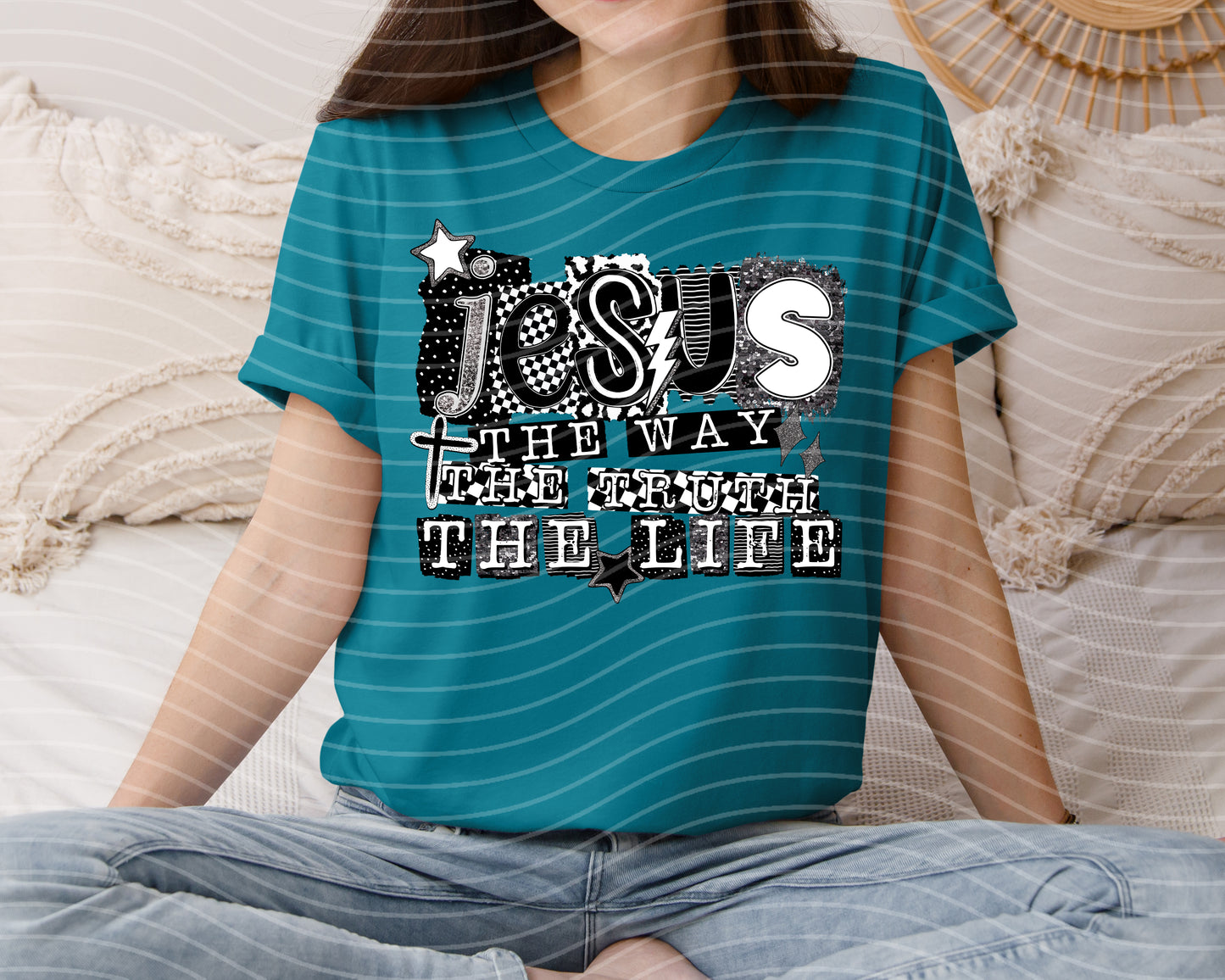 Jesus the Way the Truth the Life Graphic Tee
