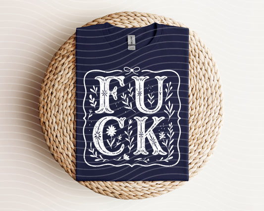 F*** Floral Graphic Tee