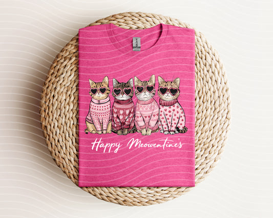 Happy Meowentine's Graphic Tee