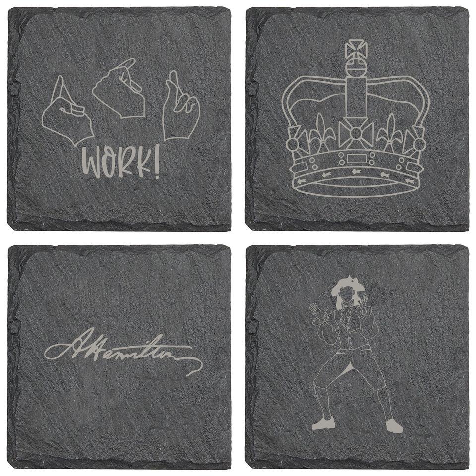 Hamilton Work Slate Coaster