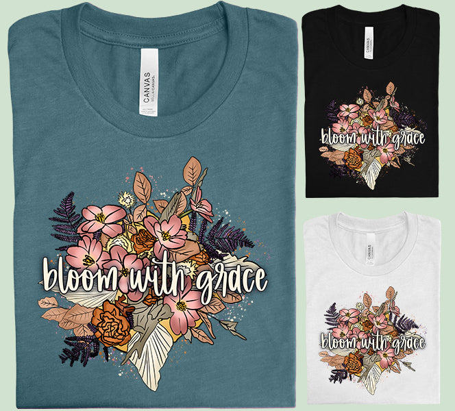 Bloom with Grace Graphic Tee