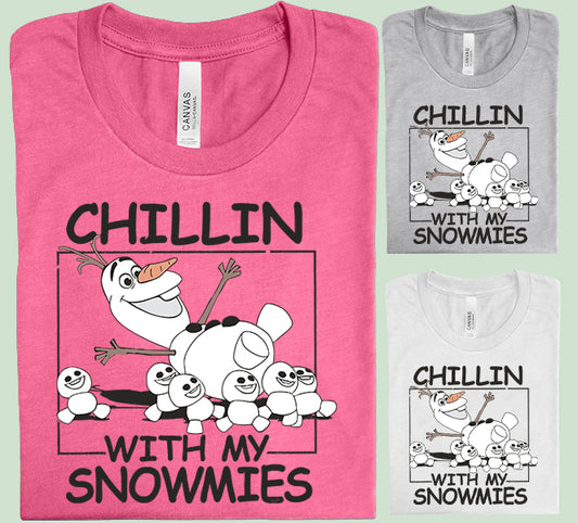 Chillin with My Snowmies Graphic Tee
