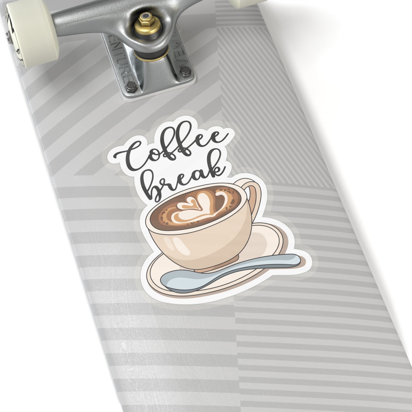 Coffee Break Watercolor Sticker | Vinyl Sticker | Water Bottle Stickers | Laptop Sticker | Planner Sticker