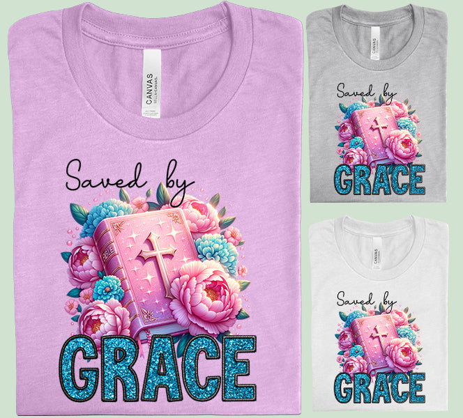 Saved by Grace Graphic Tee