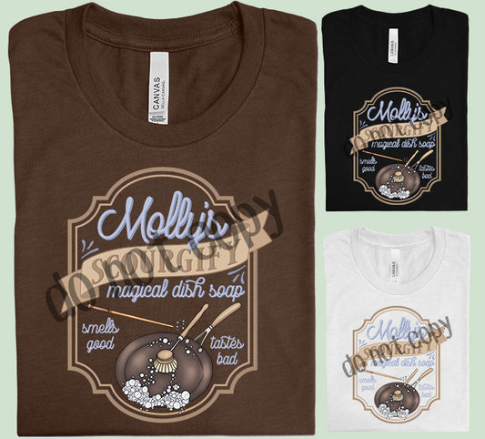 Molly's Scourgify Magical Dish Soap Graphic Tee