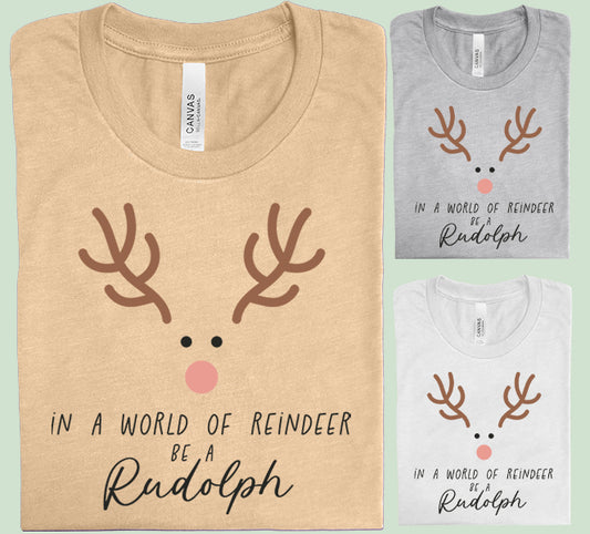 In a World of Reindeer Graphic Tee