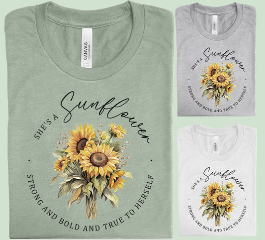 She's a Sunflower Graphic Tee