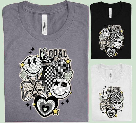 Hockey Collage Graphic Tee