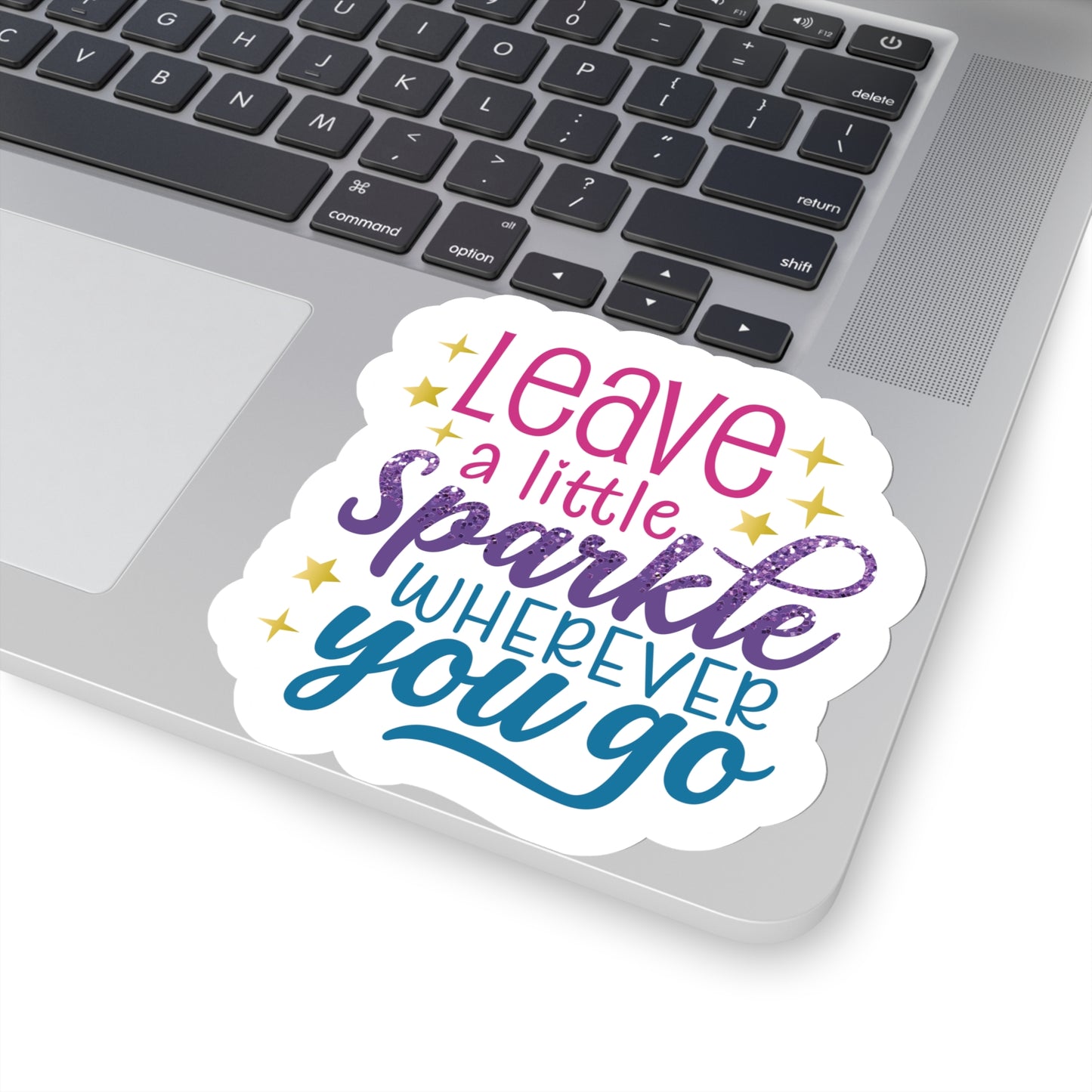 Leave a Little Sparkle Sticker Bright Colors | Vinyl Sticker | Happy Stickers | Water Bottle Stickers | Laptop Sticker | Planner Sticker