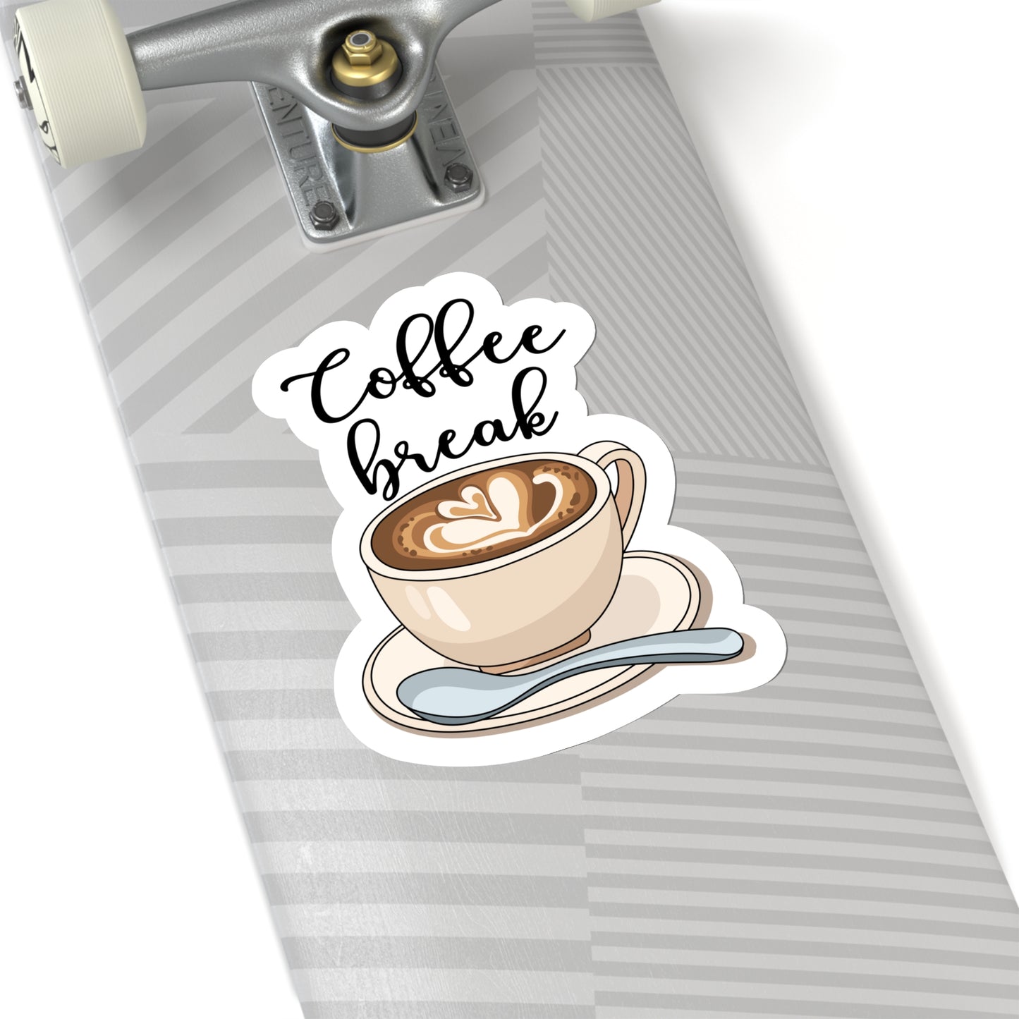 Coffee Break Watercolor Sticker | Vinyl Sticker | Water Bottle Stickers | Laptop Sticker | Planner Sticker