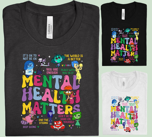 Inside Out Mental Health Matters Graphic Tee