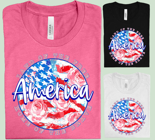 Land of the Free Graphic Tee