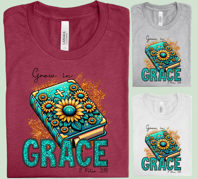 Grow in Grace Graphic Tee