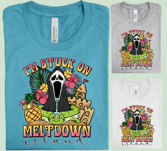 I'm Stuck on Meltdown Island Graphic Tee