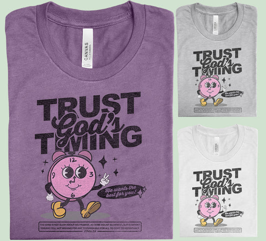 Trust God's Timing Graphic Tee