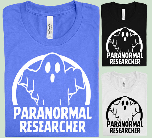 Paranormal Researcher Graphic Tee