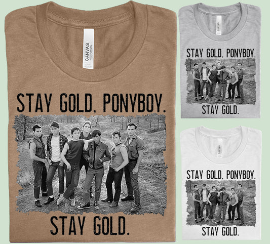 Stay Gold Ponyboy Graphic Tee