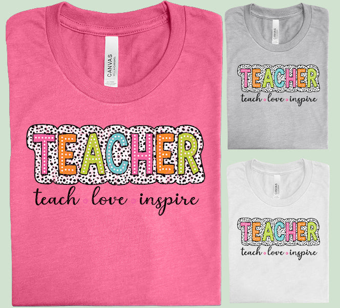 Teacher Dalmation Graphic Tee