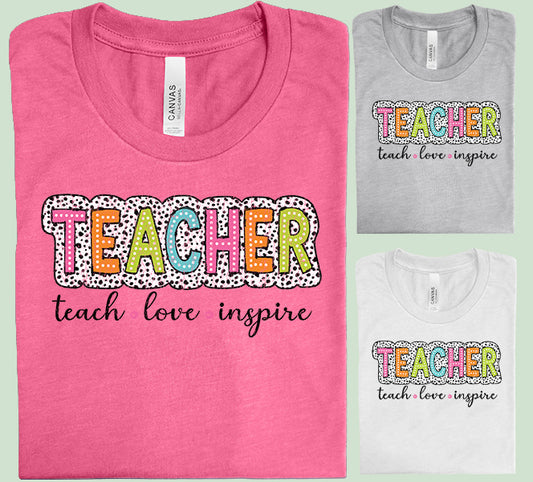 Teacher Dalmation Graphic Tee