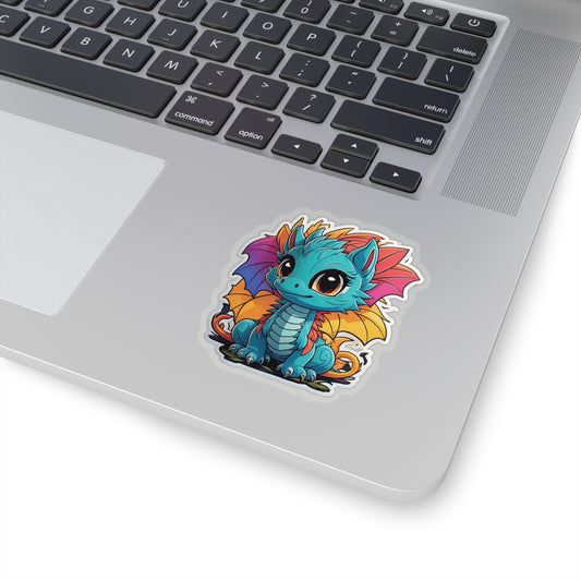 Cute Dragon Sticker Bright Colors | Fun Stickers | Happy Stickers | Must Have Stickers | Laptop Stickers | Best Stickers | Gift Ideas