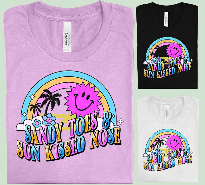 Sandy Toes & Sun Kissed Nose Graphic Tee