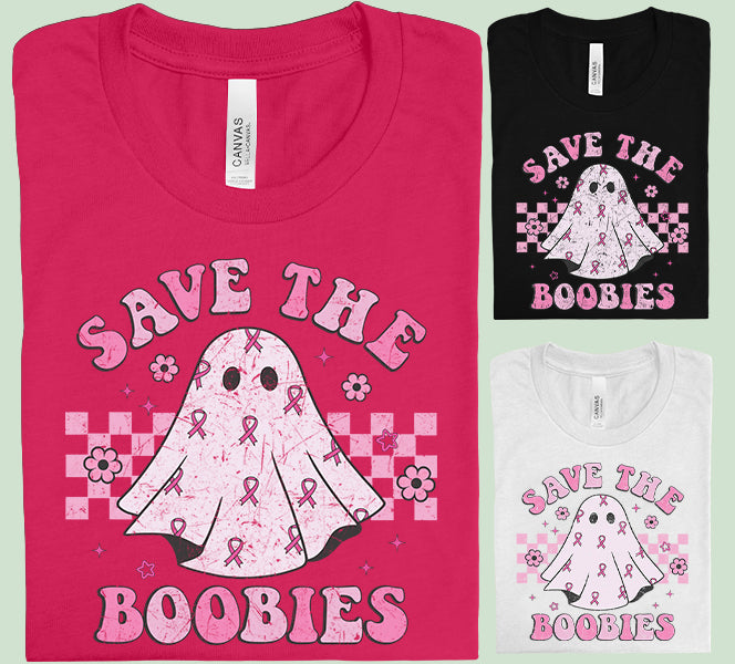 Save the Boobies Graphic Tee